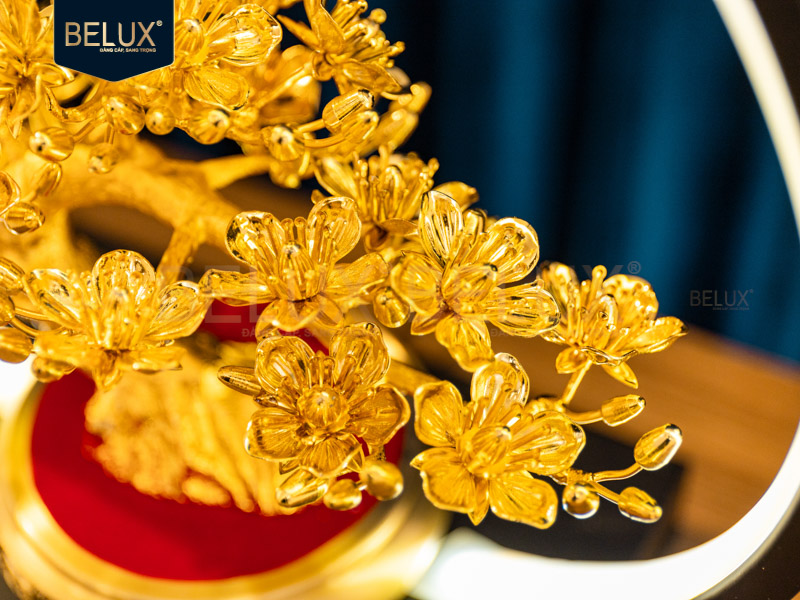 Mai Khai Lộc mạ vàng 24k&nbsp;30x13x31cm